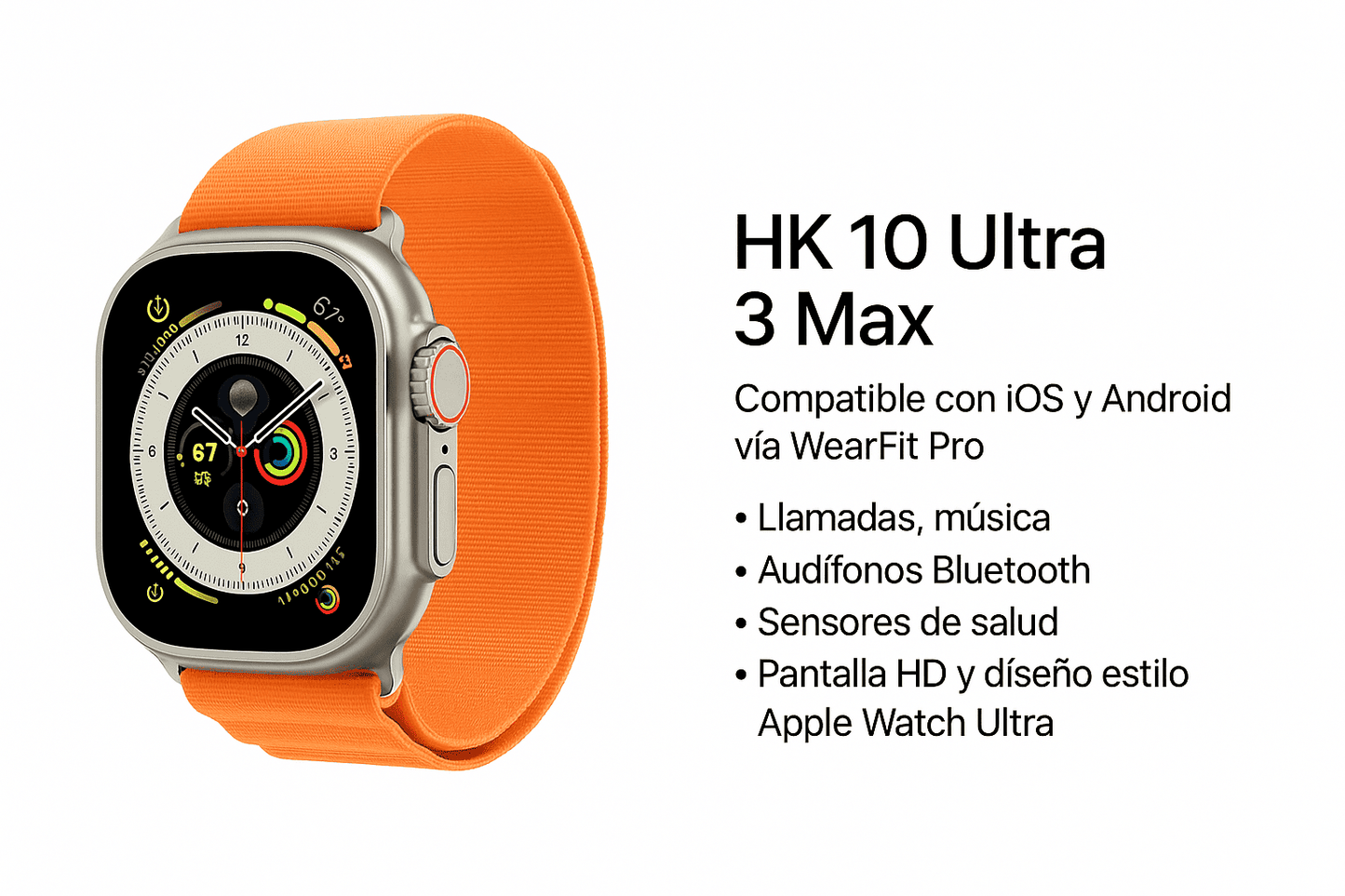 Smart Watch HK 10 Ultra 3 Max