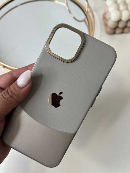 Leather Case Para iPhone
