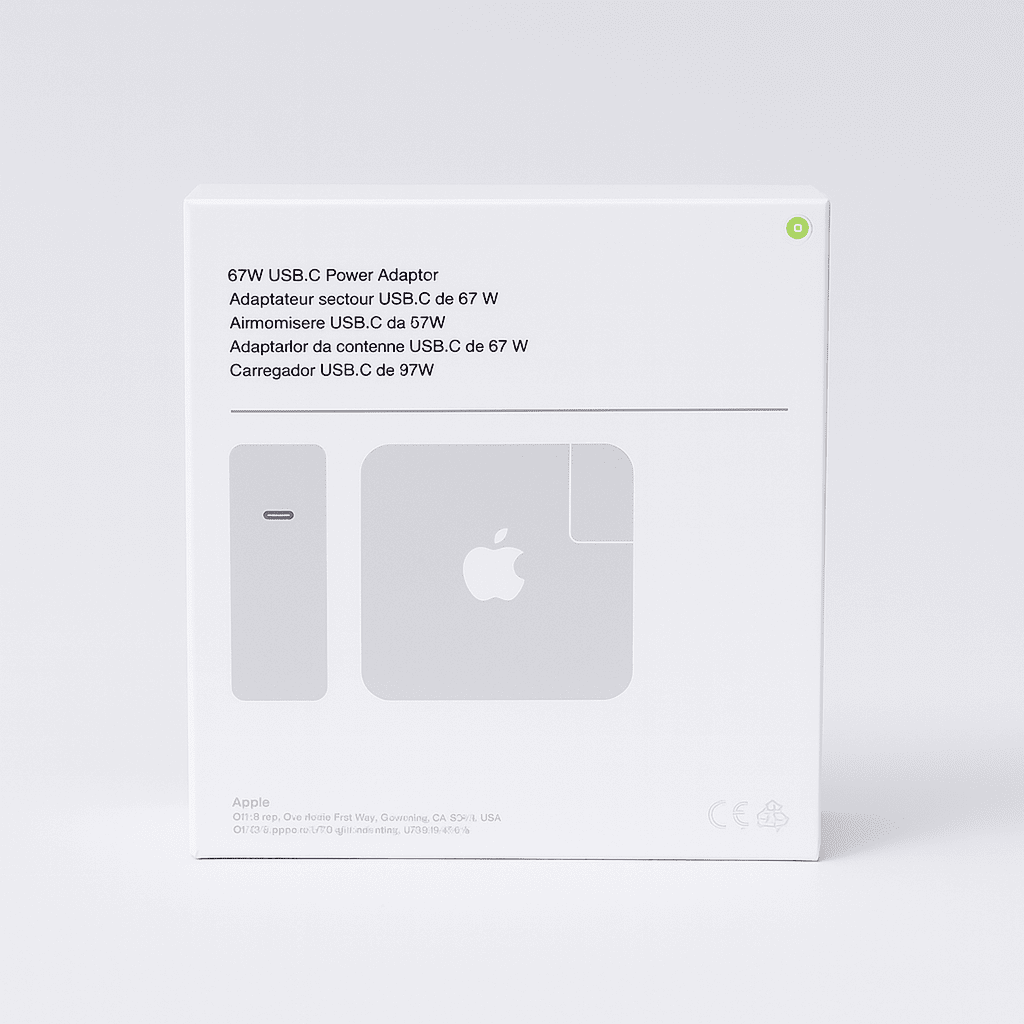 Cargador para Macbook Pro USB-C 67W (CERTIFICADO)