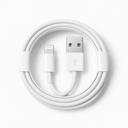 Cargador Original Apple 5W + Cable Lightning – Sin empaque